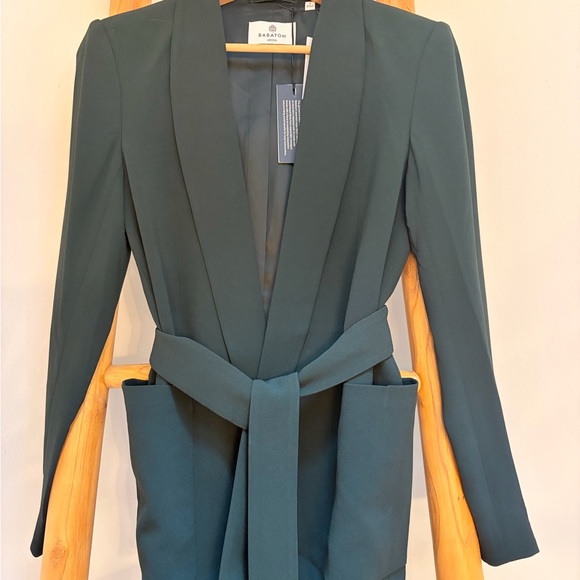 Babaton Forest Green Shawl Collar Blazer - Picture 2 of 6